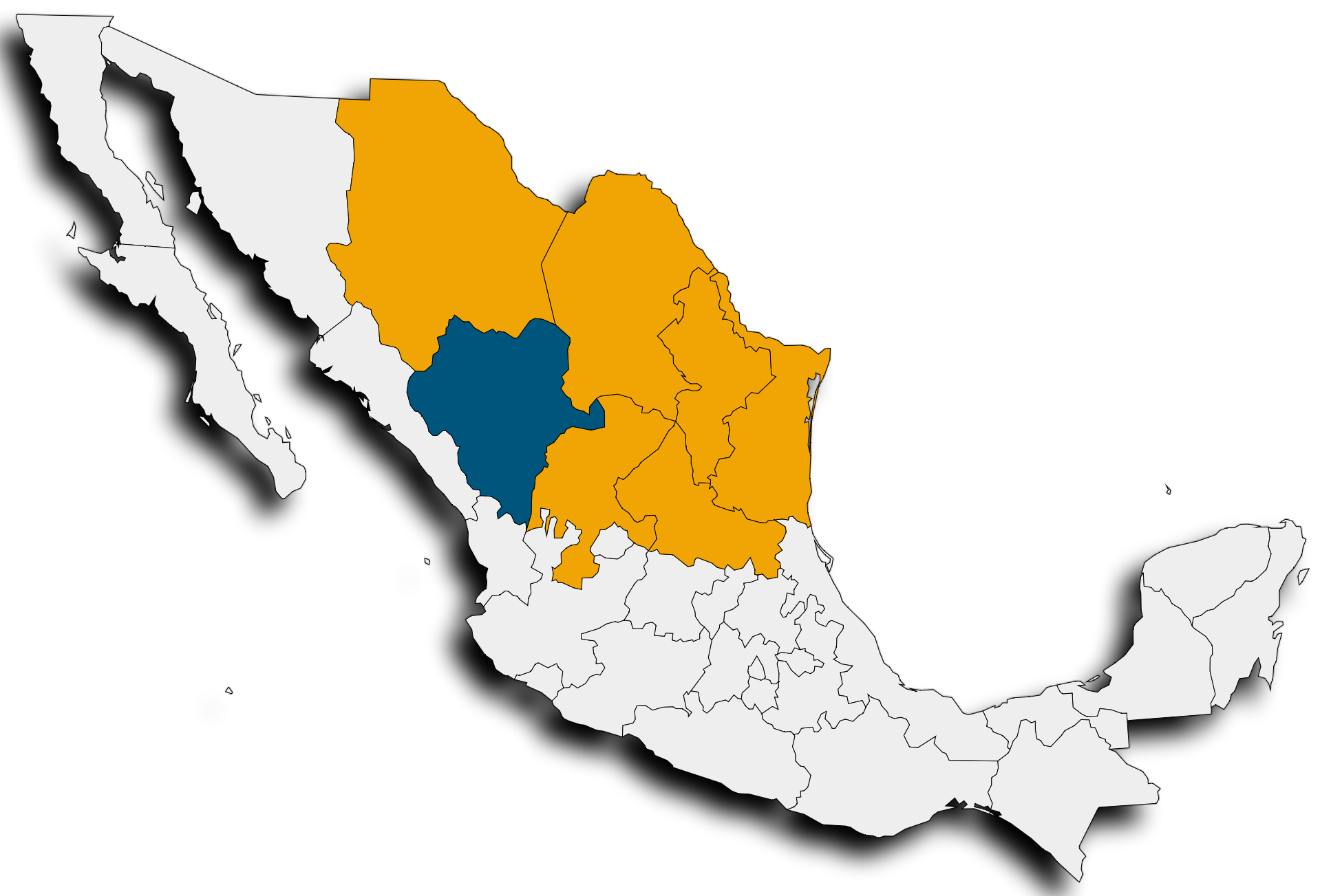 Mapa con presencia de Reysi